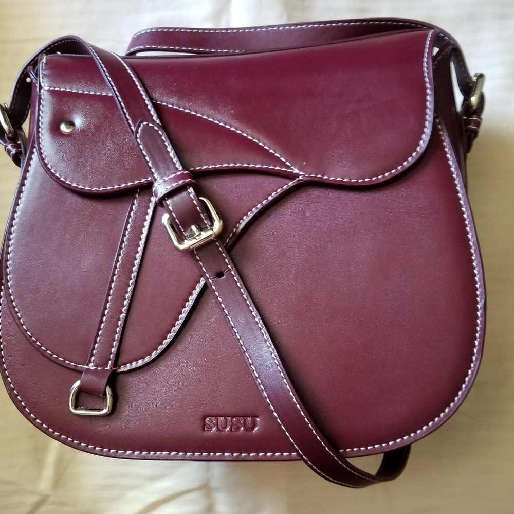 S*O*L*D! (Elsewhere)English Saddle Leather Purse